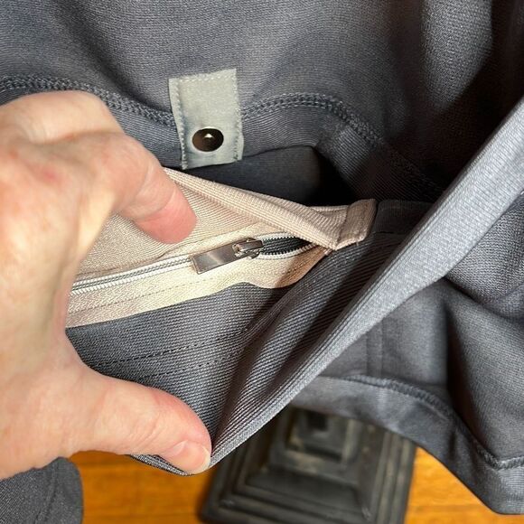 Orimei Ume Women's Packable Coat Open Front Long Sleeve Gray Casual One Size - Picture 10 of 11